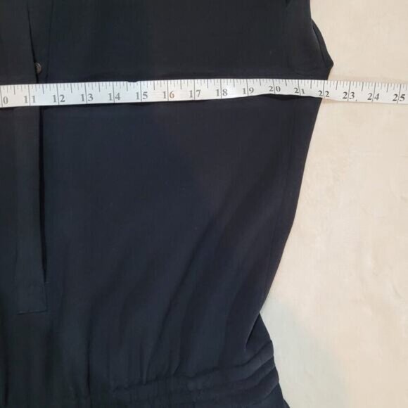 Aritzia Babaton Donnie Black Short Sleeve Jumpsuit - Size Large - Picture 8 of 12